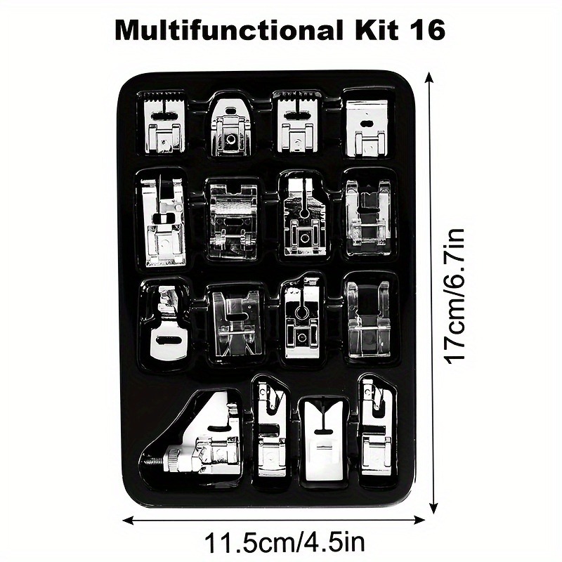 16pcs Universal Sewing Machine - огляд і ціна Textile Sewing Machine